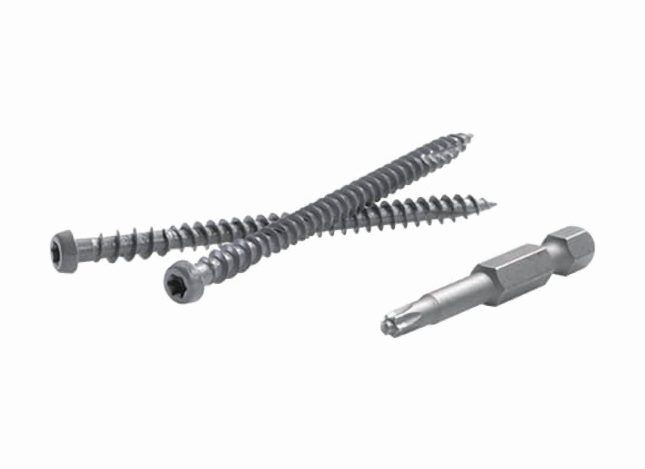 FastenMaster Trapease Deck Screw FMTED-212-350GY - Epoxy Coated Steel - 350 Pack, Gray, #10 x 2-1/2 In.