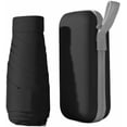 thumbnail image 1 of 1pcs Mini Travel Sun Umbrella for Purse With Case,Small Compact UV Umbrella Protection Sun,Lightweight Portable Parasol Windproof for Women Men Kids,Black, 1 of 7