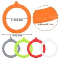 thumbnail image 3 of O Rings Jars Replacement Washers Storage Canning Accessories Silicone Seals Mason Jars Gaskets Jar Gaskets Rubber Seals Rings GREEN, 3 of 8