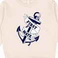 thumbnail image 3 of Inktastic First Mate with Anchor and Banner Toddler Sweatshirt, 3 of 4