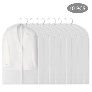 Tripumer 10-Piece Hanging Garment Bag Set 24 x 47 Inch