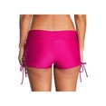 thumbnail image 4 of Inevnen Women's Swim Shorts 2.5'' High Waisted Swimsuit Bottom Ruched Side Board Shorts Tankini Bottoms, 4 of 8