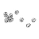 thumbnail image 2 of 100 cuentas bicono de calabaza de plata tibetana, espaciador de 4 mm, accesorios de joyería DIY, 2 of 7