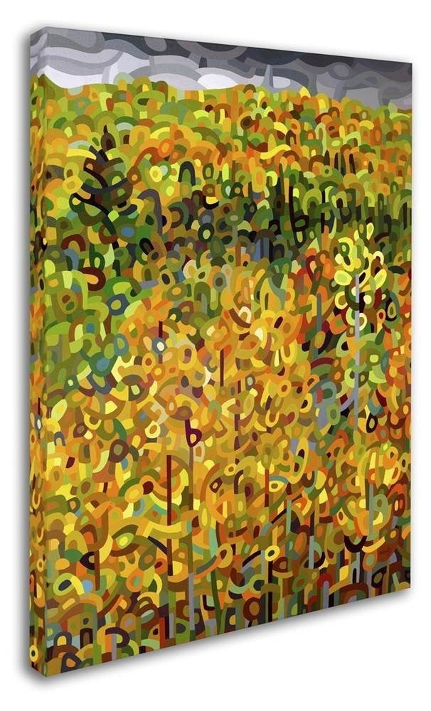 Trademark Fine Art "Towards Autumn" Canvas Art by Mandy Budan