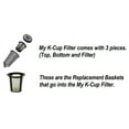 Keurig New Reusable My KCup Coffee Filter Basket, Permanent Refillable