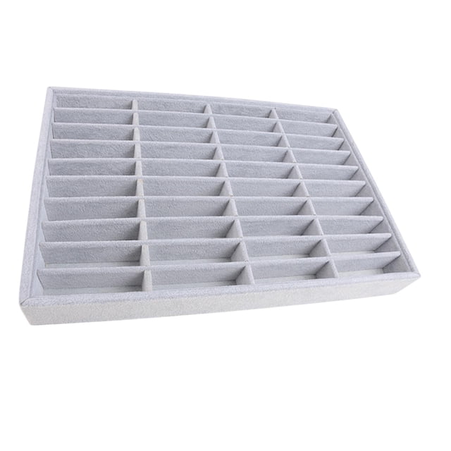 Bandeja de organizador de joyas, bandeja de brazaletes, escaparate de pulsador de bandeja de almacenamiento multifunción para transmisión ,