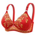 thumbnail image 1 of Fgnfyis Bretelles Transparentes Confortables et Aguichant pour Femmes Sans Fil Dos Nu Sans Mousse avec Bretelles Convertibles Soutiens-Gorge Rouges 38, 1 of 3