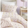 thumbnail image 4 of Premium Cotton Twin/Twin XL Bedding Sets Jacquard Pom Pom Design Pink Comforter Set for Home Family, 4 of 9