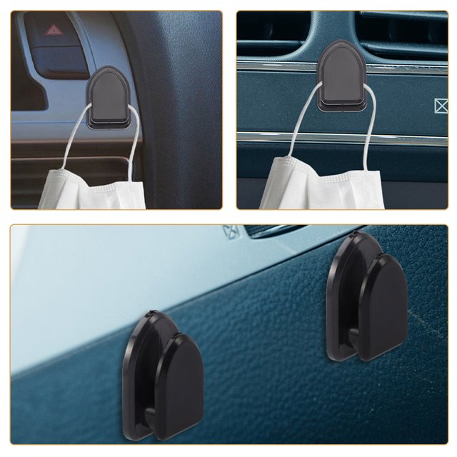 unbranded 30Ud Soportes Adhesivos Para Color Negro Prácticos Para Colgar Llaves Y Accesorios