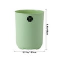 thumbnail image 4 of Small Trash Can with Lid, Mini Trash Can for Bathroom, Office and Bedroom, Small Bathroom Garbage Can with Swing Top, Compact Waste Basket for Desk, Dorm & Home, Green - Xuniizn, 4 of 7