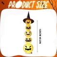 thumbnail image 3 of Light Up Stacked Pumpkin Tower Halloween Decoration – 41" Collapsible LED Pumpkin with Witch Hat, Battery Operated Glowing Porch Yard Indoor Fall Decor, 3 of 7
