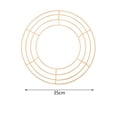 thumbnail image 7 of Wire Wreath Frame Round Wreath Rings for DIY Crafts Supplies Holiday 35cm, 7 of 7