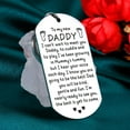 thumbnail image 5 of New Dad First Fathers Day Keychains Gifts for Dad Men Him Husband from Unborn Baby Son Daughter Bump Wife Future Daddy to Be Birthday Christmas Valentines Day Baby Announcements Pregnancy Keepsake Tag, 5 of 6
