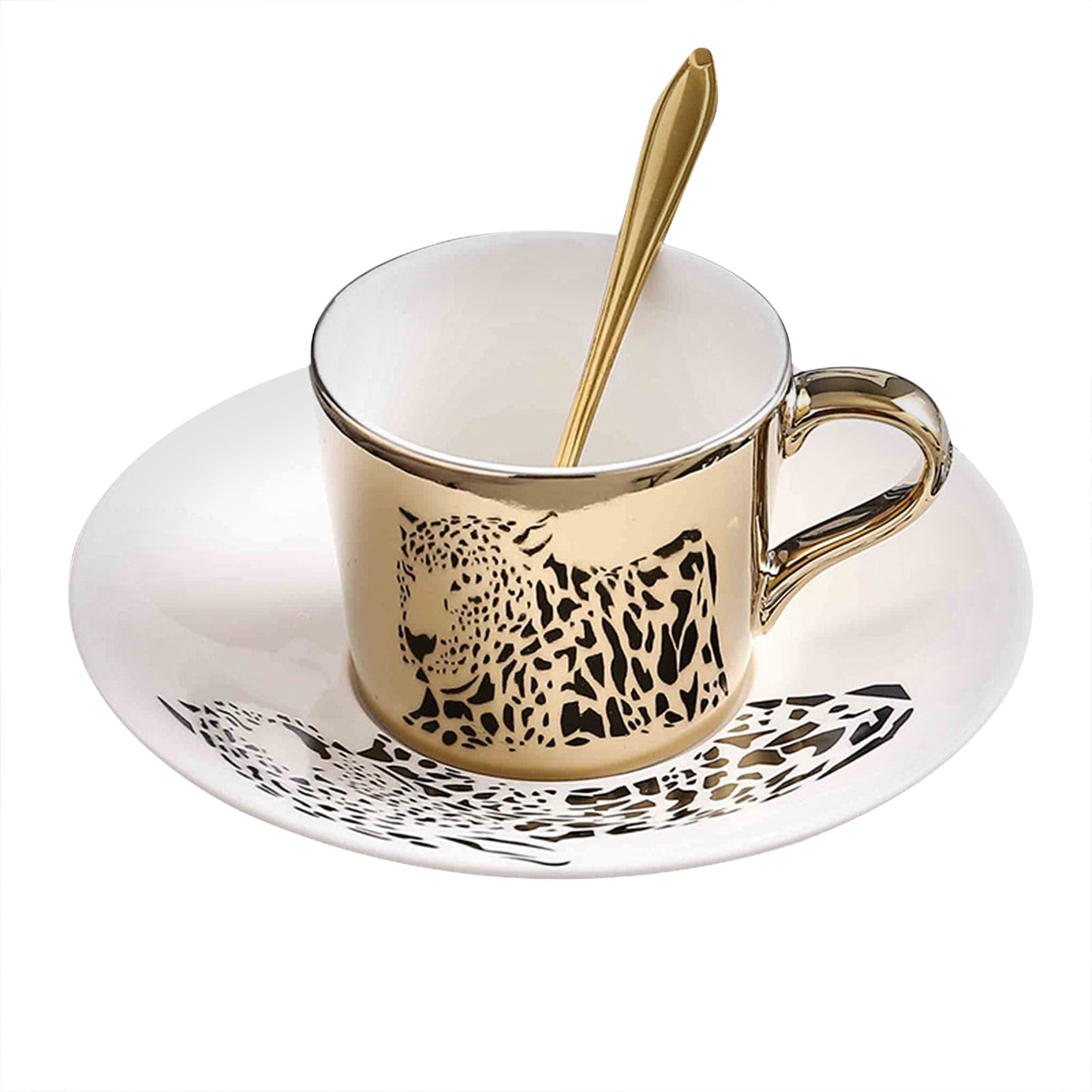 Reflection coffee cup with plate cool cups and mugs creative mark drinkware
