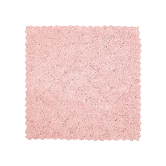 Cateissary Toallas de limpieza Coral Velvet Cocina de platos de ropa Toallas absorbentes de agua Type4 NO4