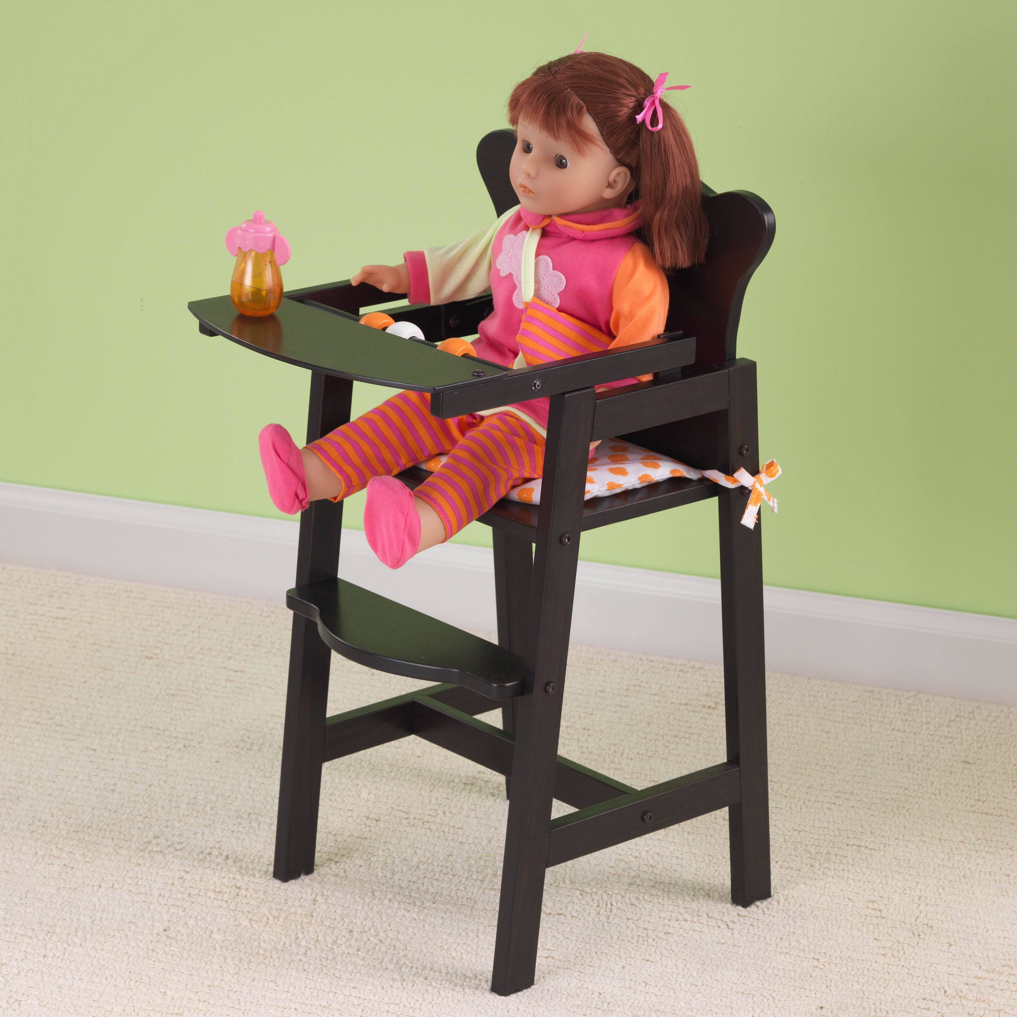 kidkraft lil doll high chair
