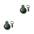 thumbnail image 2 of Funda de cuero para llave de coche Riwesomey 2piezas Verde, 2 of 6