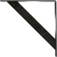 thumbnail image 4 of Ekena Millwork 2"W x 18"D x 18"H Traditional Steel Bracket, Antiqued Pewter, 4 of 13