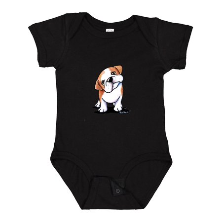 

Inktastic KiniArt Bulldog Puppy Boys or Girls Baby Bodysuit