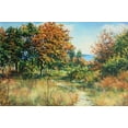 thumbnail image 2 of Cernov, Ivan 24x17 Gold Ornate Wood Framed with Double Matting Museum Art Print Titled - Welcome Autumn, 2 of 4