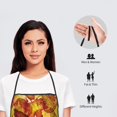 thumbnail image 2 of Bingfone Autumn Mosaic Maple Leaves for Tie-up Apron, Unisex Waterproof and Stain-Resistant Bib Apron for Kitchen Garden Painting, 2 of 7