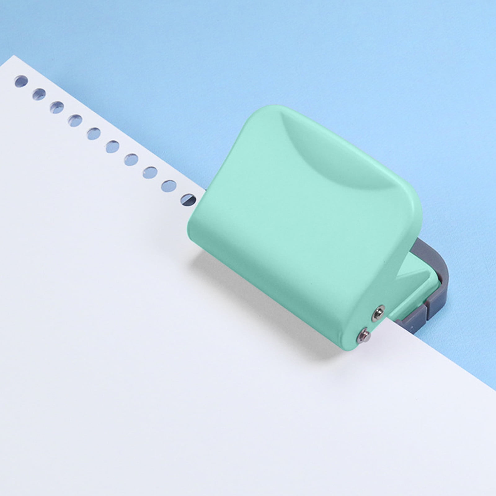 Specollect Clearance 3Pcs 6 Hole Punch, Loose Leaf Paper Puncher for A4/A5/B5 Size, Portable Handheld Metal Circle Punch Paper Puncher