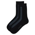 thumbnail image 6 of MeMoi  Vertical Dashed Line Crew Socks - Boys - Male, 12-14, Black, 6 of 6
