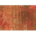 thumbnail image 1 of Ahgly Company Indoor Rectangle Oriental Orange Industrial Area Rugs, 5' x 7', 1 of 4