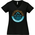thumbnail image 3 of Inktastic Siesta Key Florida Beach Vacation Women's Plus Size V-Neck T-Shirt, 3 of 5