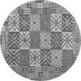 thumbnail image 1 of Ahgly Company Indoor Round Southwestern Gray Country Area Rugs, 5' Round, 1 of 1