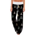 thumbnail image 1 of Pantalon Décontracté Élastique à Cordon pour Femmes, Pantalon de Pyjama Imprimé pour la Maison, 1 of 5