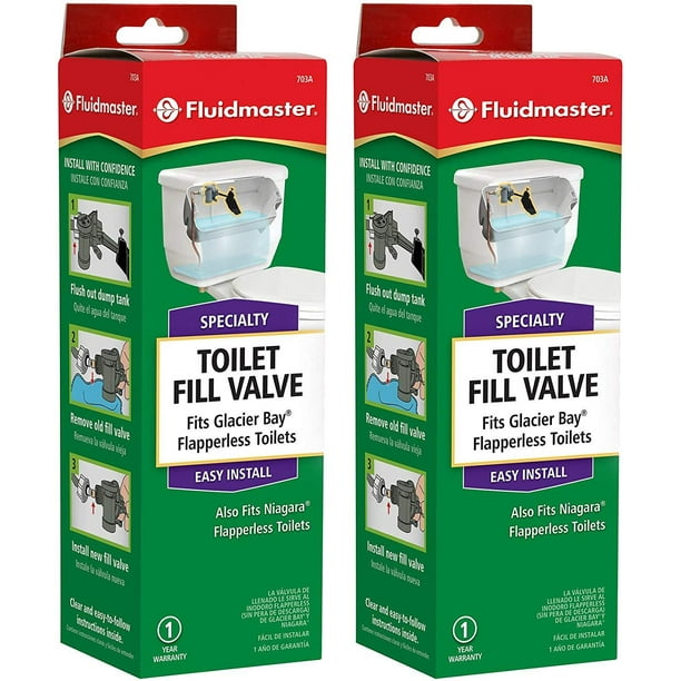 Fluidmaster IUYEHDUH 703AP4 Specialty Toilet Fill Valve for Glacier Bay