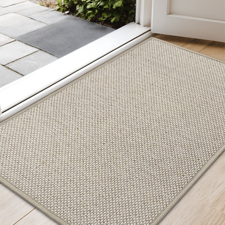 PABUBE Indoor Doormat, 17"x29", Khaki photo 1