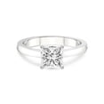 thumbnail image 3 of 3 Carat IGI Certified Princess Shape Lab Grown Diamond Engagement Ring | 14K White Gold |Elsa Hidden Accents Solitaire Lab Diamond Ring | FG-VS1-VS2 Quality Friendly Diamonds, 3 of 5