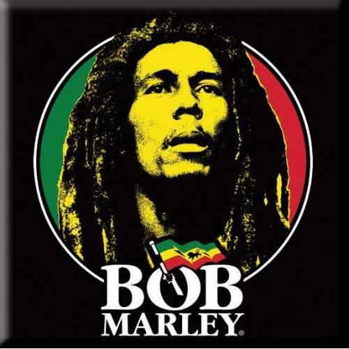 Bob Marley Logo Visage Aimant de Réfrigérateur
