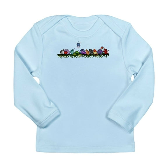 CafePress - Many Cute Dragons Long Sleeve T Shirt - Long Sleeve Infant T-Shirt