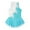 Lake Green&White, variant on inhzoy Kids Girls Shiny Sequins Floral Sleeveless Dance Dress