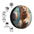 thumbnail image 4 of Xecao Floating Cat And Donuts for Tire Covers,Wheel Tire Cover Waterproof, Dust-Proof, And Universally Fitting for Cars,Trailers, SUVs-17 inch, 4 of 6