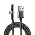 thumbnail image 1 of Maoww LED USB Type C Cable Braided Fast Charging Type-C Cable USB-C Charging Cable, 1 of 9