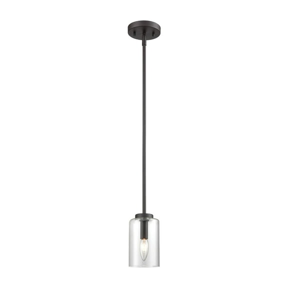CN240511-Thomas Lighting-West End - One Light Mini Pendant-Oil Rubbed Bronze Finish