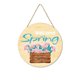 thumbnail image 1 of Ganfancp Cartel de Bienvenida de Pascua para La Puerta Principal Cartel de Madera para Colgar En La Puerta Decoración de Pascua Corona de Primavera Ofertas de La Semana Placa de La Puerta*1, 1 of 1