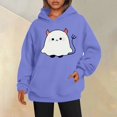 thumbnail image 1 of Sudaderas con capucha de Halloween para mujer, jerséis de estilo gótico, Top Vintage informal, sudaderas con capucha de fantasmas de Halloween Retro, sudadera divertida de fiesta, 1 of 4