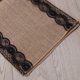 thumbnail image 3 of unbranded Mantel De Arpillera Con Encaje Ideal Para De En, 3 of 5