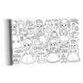 thumbnail image 1 of Abbracc Kids Coloring Paper Roll Toddlers Coloring Poster Sticky Drawing DIY Art Drawing, 1 of 9