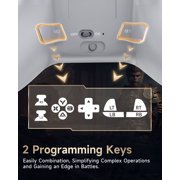 EasySMX Wireless PC Controller, Bluetooth Controller Compatible with PC, Android/IOS, Switch/Steam, Starfield, with Hall Joystick Trigger, RGB Lighting Effect