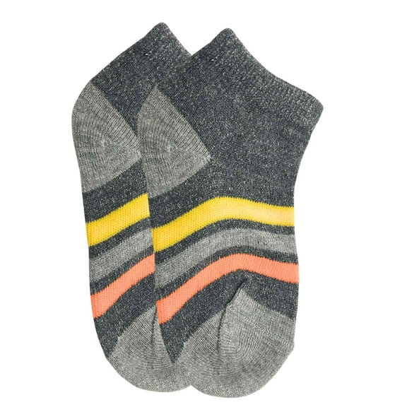 Kids Soft Stretchy Comfortable Fit Gray Ankle Socks: 1Pair