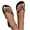 Black, variant on Slide Sandals Women Soft Sole Non Slip Rhinestone Boho Vintage Comfortable Flip Flops Leather Casual Lightweight Breathable Walking Shoes White 41(US-8.5)