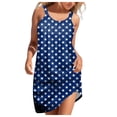 thumbnail image 4 of WILLBEST Robe avec S Femmes Robe d'Été de Plage Sans Manches Imprimée Décontractée Bord de Mer Mini Robe, 4 of 5