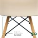 thumbnail image 4 of Silla Tipo Eames Moderna Kingshouse Set 4 Pzas Para Comedor Minimalista Beige, 4 of 7