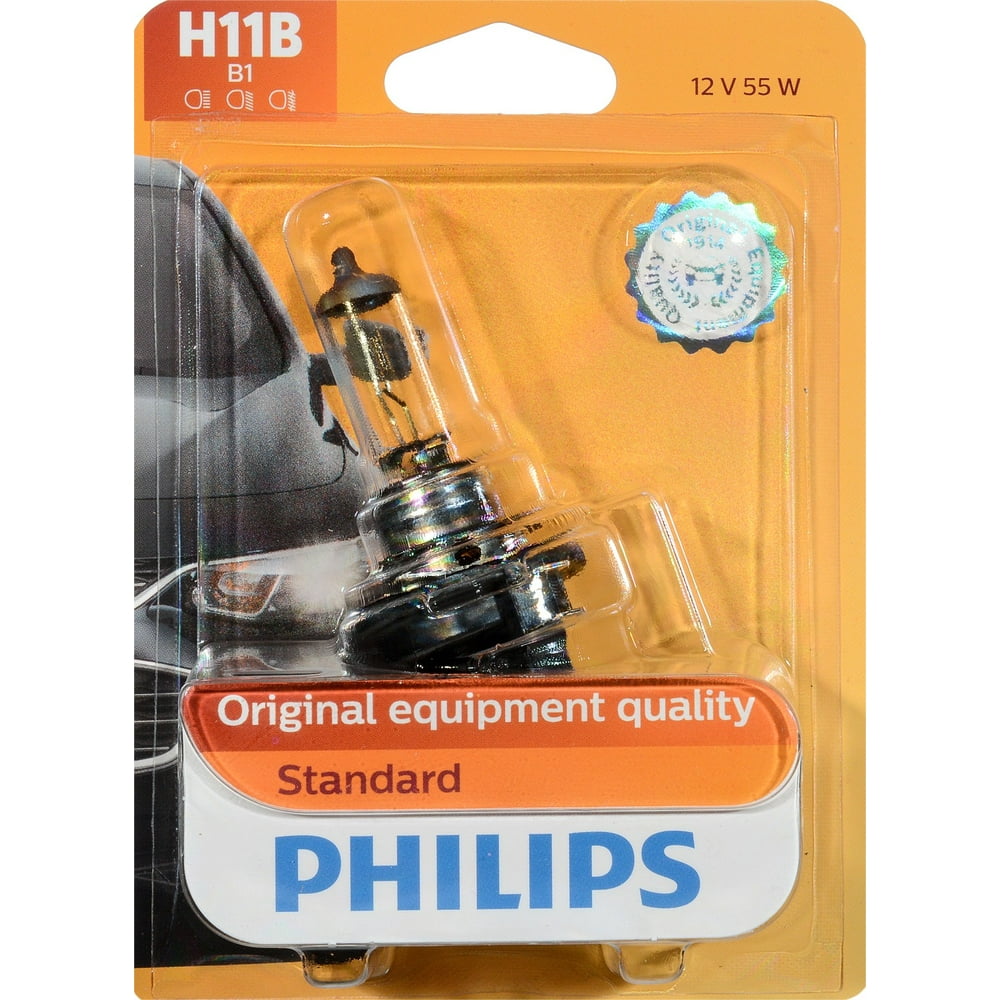 Philips Standard Headlight H11B, Pgj192, Glass, Always Change In Pairs